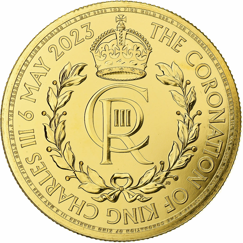Grã-Bretanha, 100 Pounds / 1 Oz, Coronation of King Charles III, 2023, British