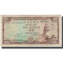 Billet, Macau, 10 Patacas, 1984-05-12, KM:59c, B+