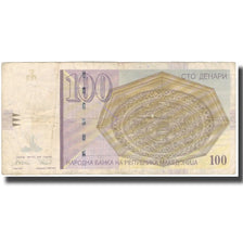 Geldschein, Mazedonien, 100 Denari, 1997, KM:16b, S