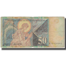 Nota, Macedónia, 50 Denari, 1997, KM:15b, VF(20-25)