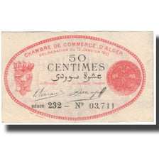 Banknote, Algeria, 50 Centimes, 1915, 1915-01-13, AU(50-53)