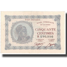 Sarre, 50 Centimes, 1920, EBC, Fayette:VF50.2, KM:1