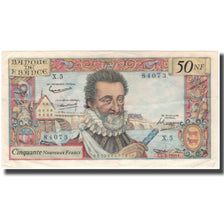 Francia, 50 Nouveaux Francs, Henri IV, 1959-03-05, MBC+, Fayette:58.1, KM:143a