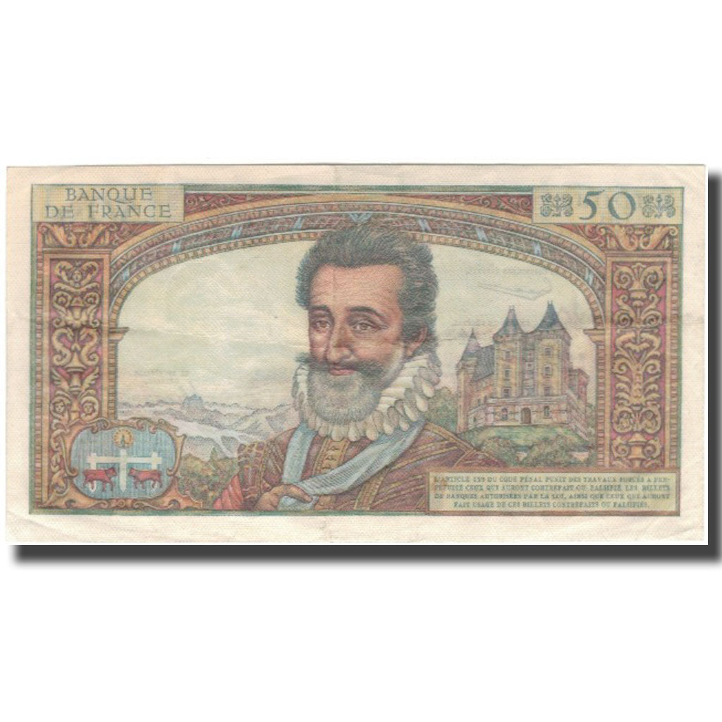 Francia, 50 Nouveaux Francs, Henri IV, 1959-03-05, MBC+, Fayette:58.1, KM:143a