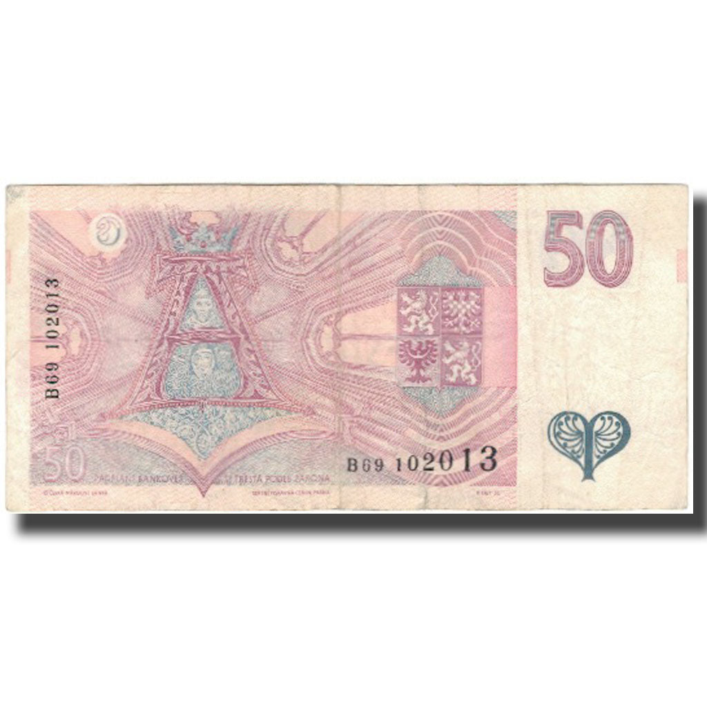 Banknote, Czech Republic, 50 Korun, 1994, KM:11, F(12-15)