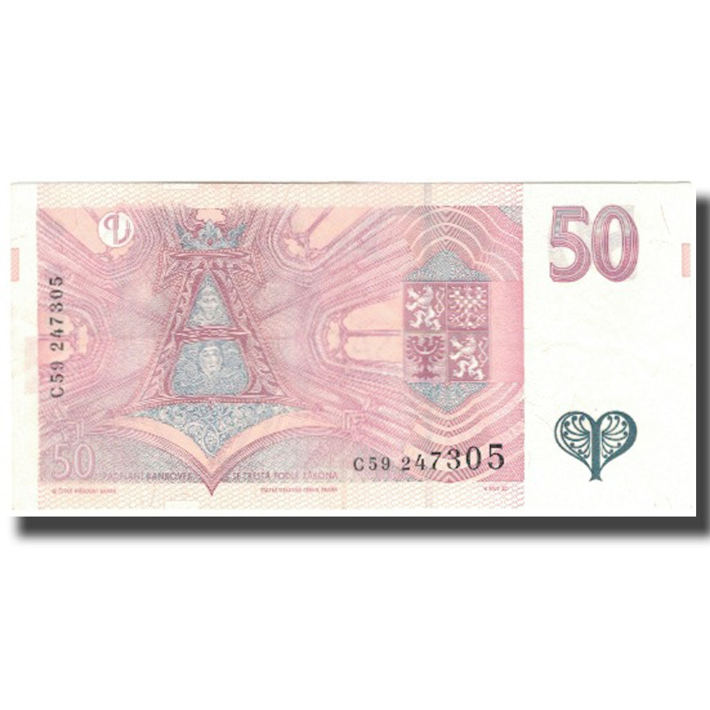 Banknote, Czech Republic, 50 Korun, 1997, KM:17, EF(40-45)