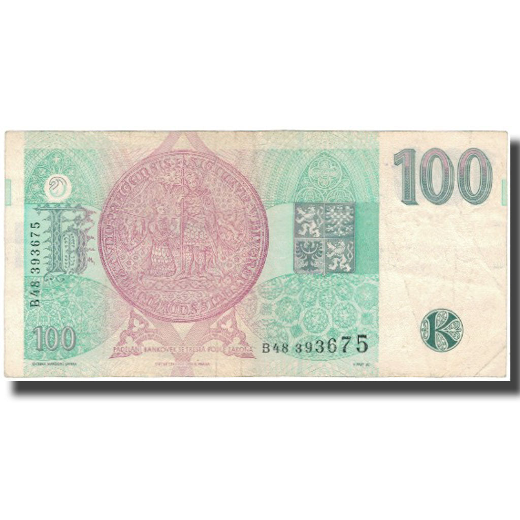Banknote, Czech Republic, 100 Korun, 1995, KM:12, VF(20-25)