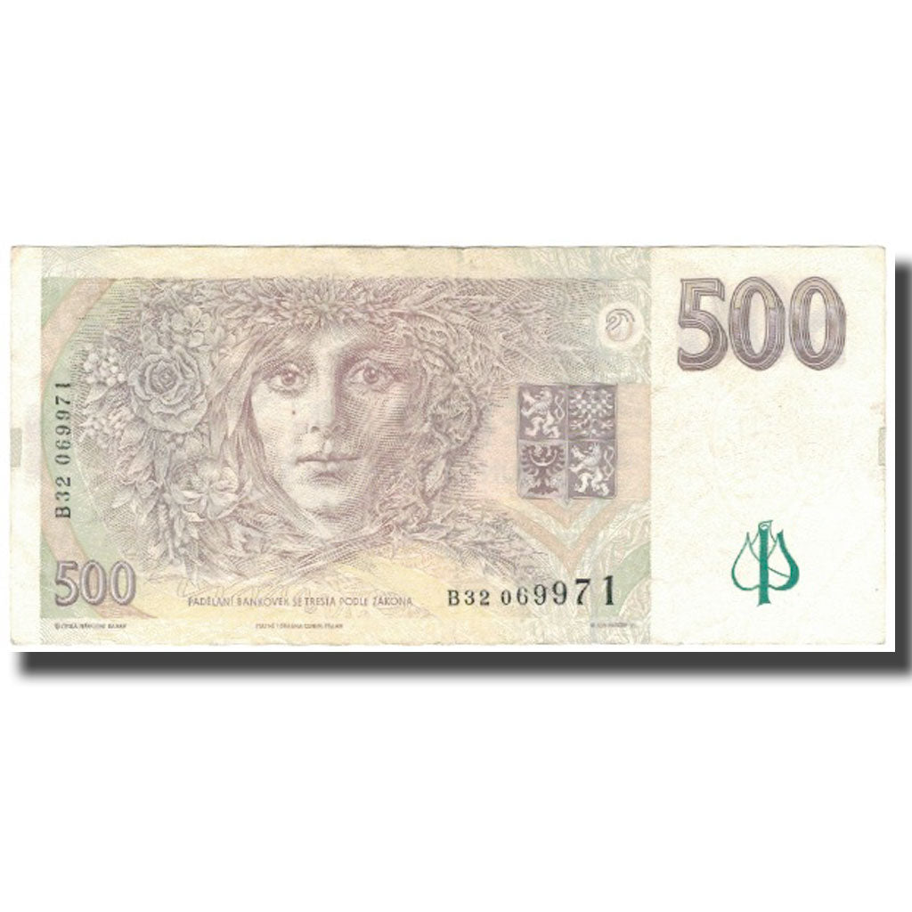 Billet, République Tchèque, 500 Korun, 1995, KM:14, TTB