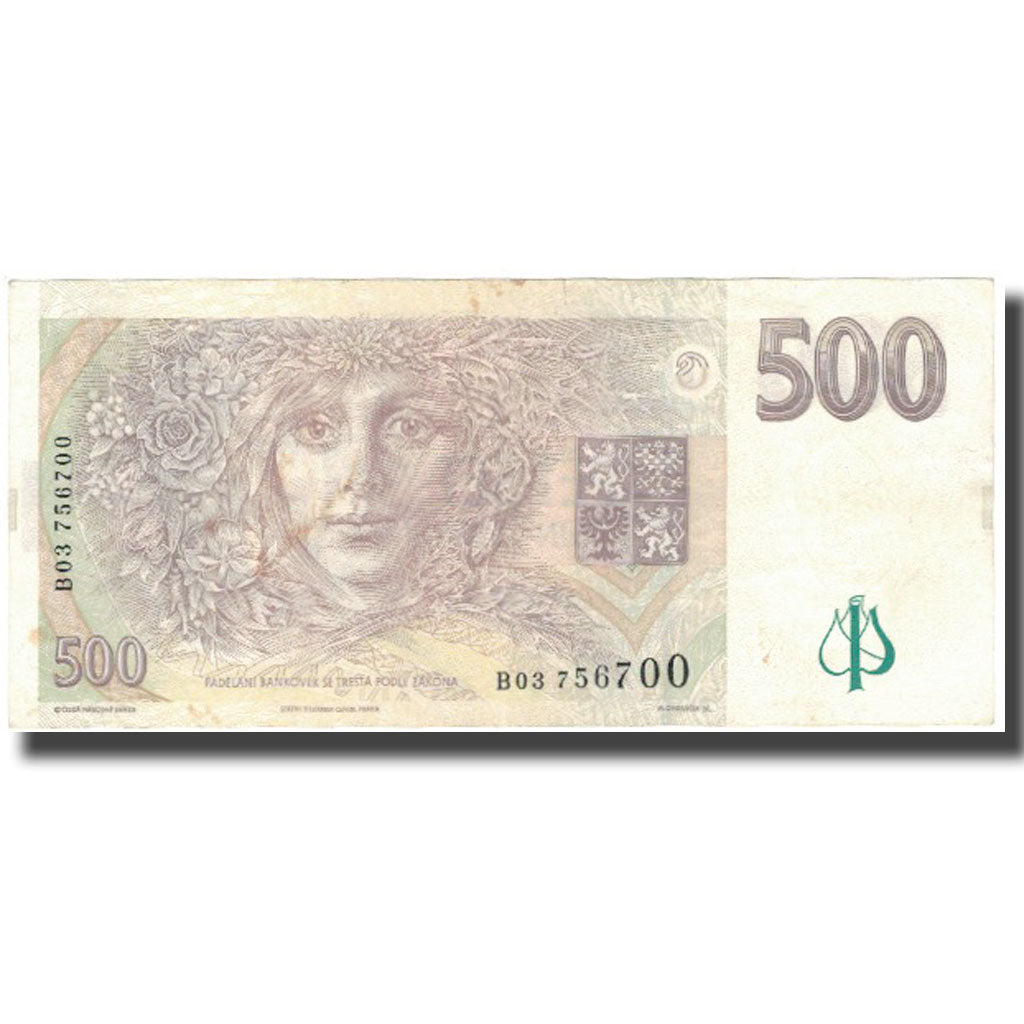 Banknote, Czech Republic, 500 Korun, 1995, KM:14, VF(30-35)