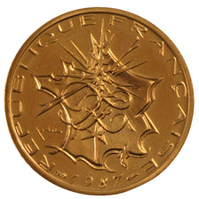 FRANCE, 10 Francs, 1987, MS(63), Cupro-nickel Aluminium, Gadoury #814, 10.00