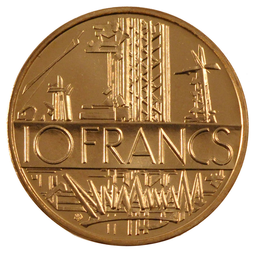 FRANCE, 10 Francs, 1987, MS(63), Cupro-nickel Aluminium, Gadoury #814, 10.00