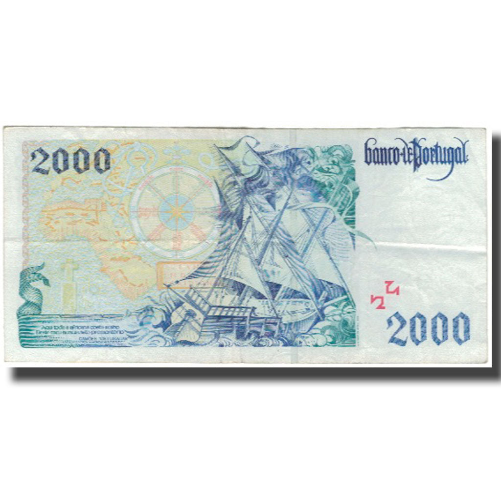 Banknote, Portugal, 2000 Escudos, 1996-02-01, KM:189b, VF(30-35)