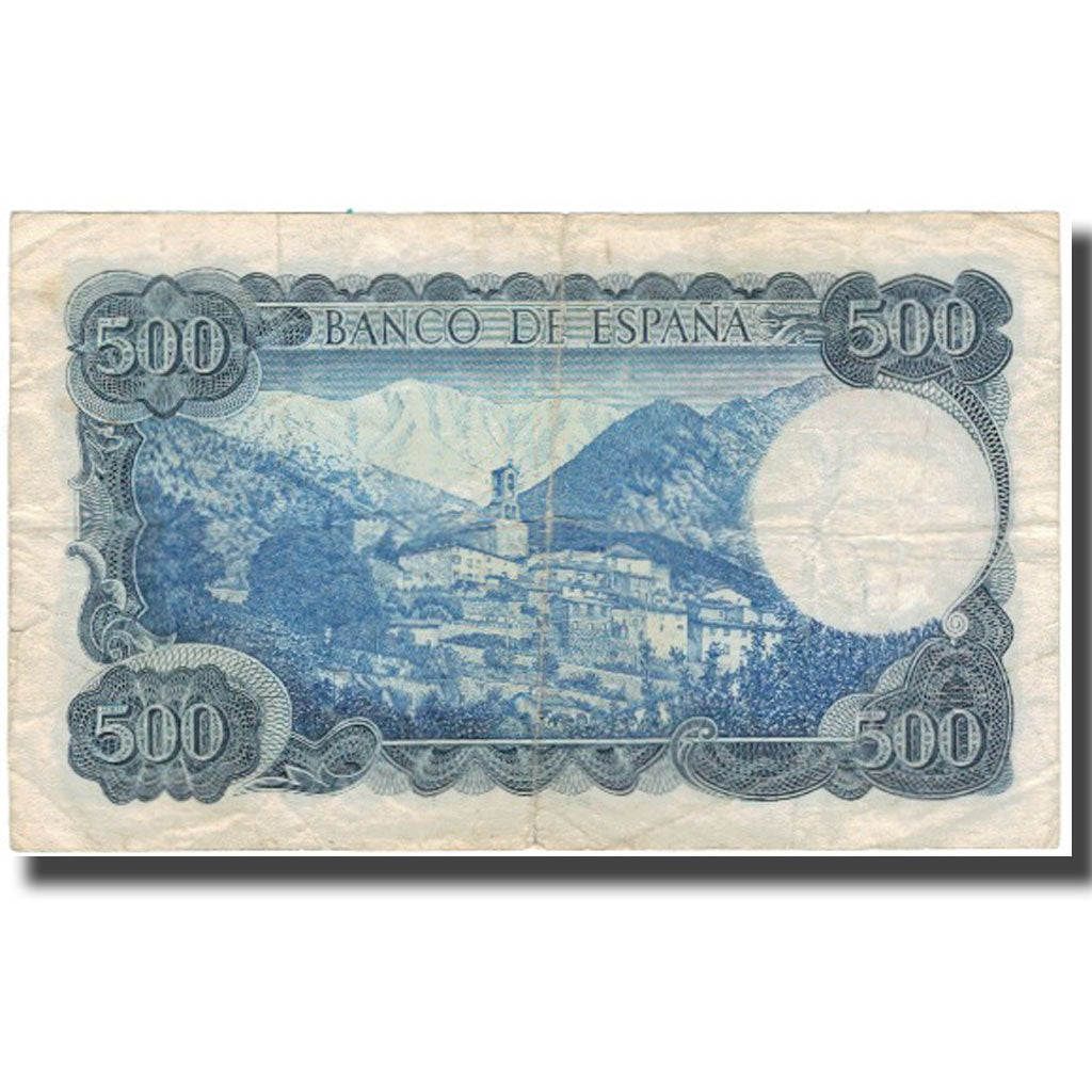 Banknote, Spain, 500 Pesetas, 1971-07-23, KM:153a, F(12-15)