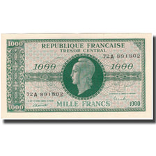 França, 1000 Francs, Marianne, 1945, AU(55-58), Fayette:VF 12.1, KM:107