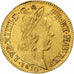 França, Louis XIV, Louis d'or à la mèche longue, 1650, Paris, Dourado