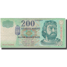 Banknot, Węgry, 200 Forint, 1998, KM:178a, VF(30-35)