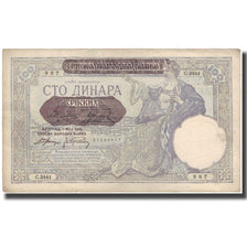 Billet, Serbie, 100 Dinara, KM:23, TB+