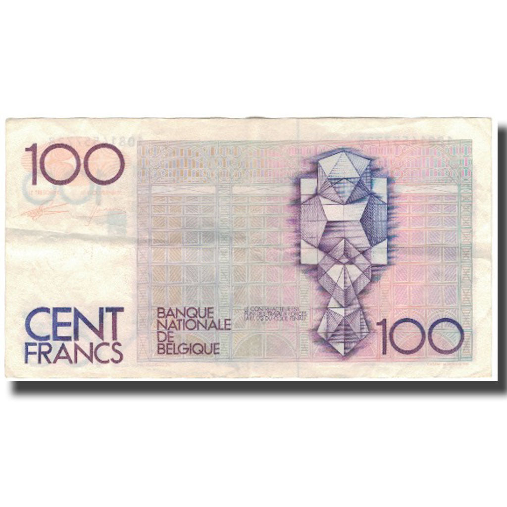 Banconote, Belgio, 100 Francs, KM:142a, MB+