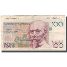 Banknot, Belgia, 100 Francs, KM:142a, F(12-15)
