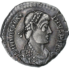 Magnus Maximus, Siliqua, 383-388, Treveri, Zilver, ZF+, RIC:84b