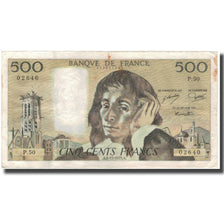 Frankreich, 500 Francs, Pascal, 1975-11-06, S, Fayette:71.13, KM:156c