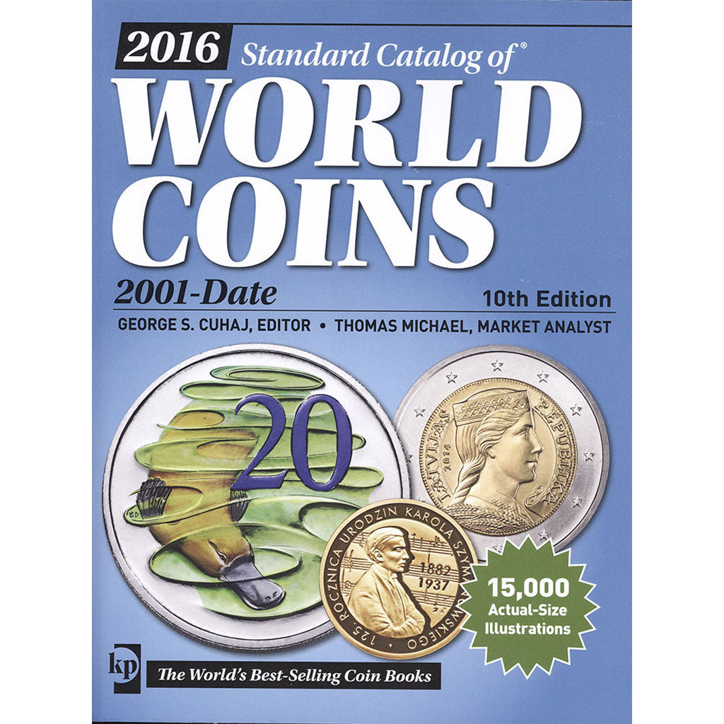 Book, Coins, World Coins, 2001-2016, 10th Edition, Safe:1842-5