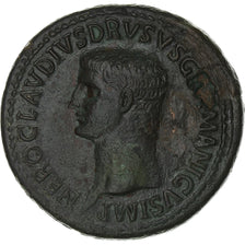 Nero Claudius Drusus, Sesterz, 50-54, Rome, Bronze, SS+, RIC:109