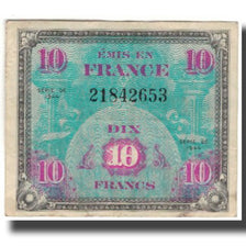 France, 10 Francs, 1944, TB, Fayette:VF18.1, KM:116a