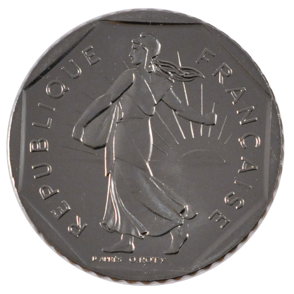 Francia, 2 Francs, 1988, SPL, Nichel, Gadoury:547