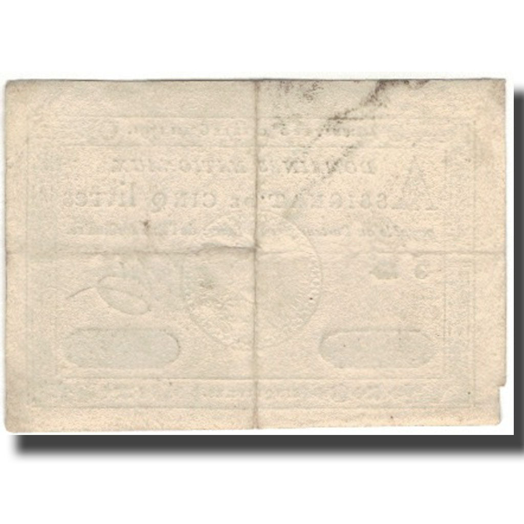 França, 5 Livres, 1791, 1791-05-06, VF(20-25), KM:A42, Lafaurie:137