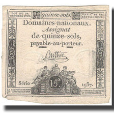France, 15 Sols, 1792, L'an 1er de la République - (24 octobre 1792)