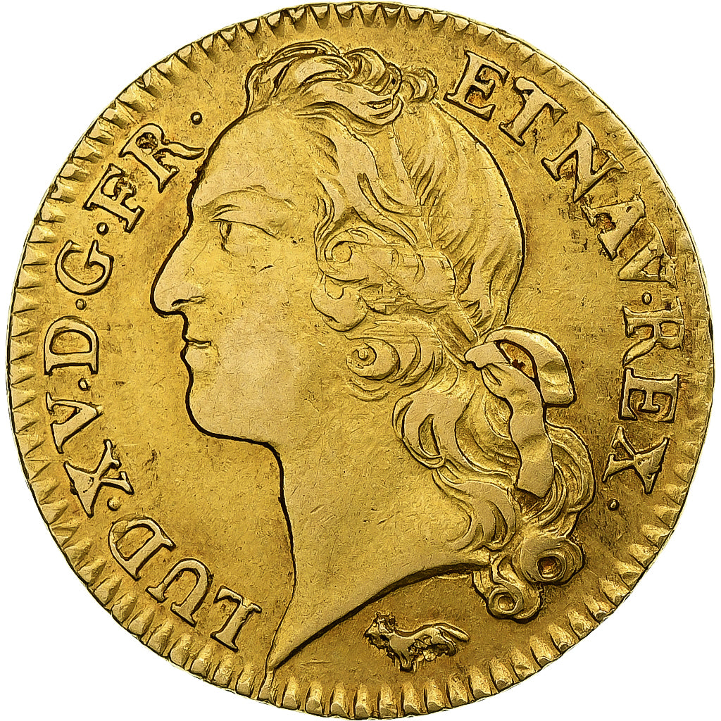 Frankreich, Louis XV, louis d'or au bandeau, 1753, Paris, Gold, SS, Gadoury:341