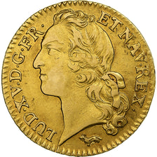 Frankreich, Louis XV, louis d'or au bandeau, 1753, Paris, Gold, SS, Gadoury:341