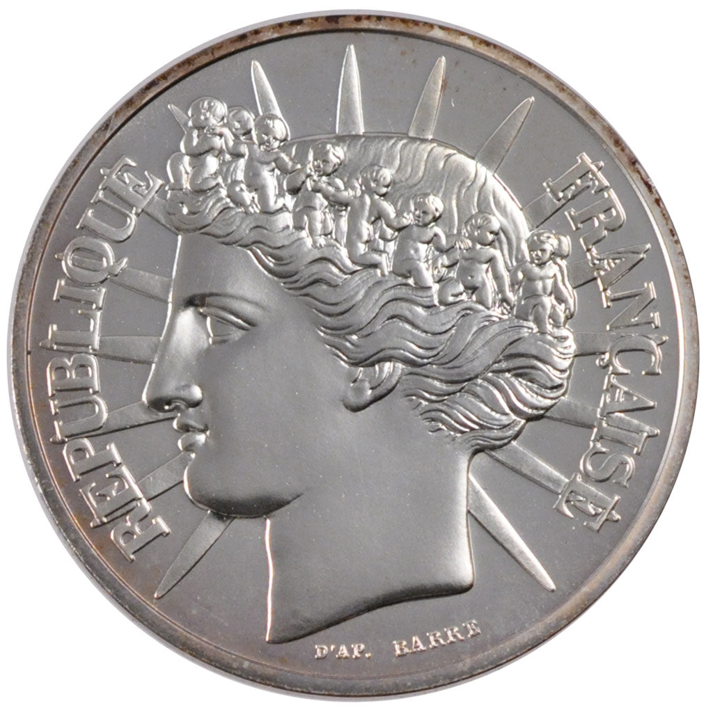 FRANCE, 100 Francs, 1988, MS(63), Silver, Gadoury #903, 15.00