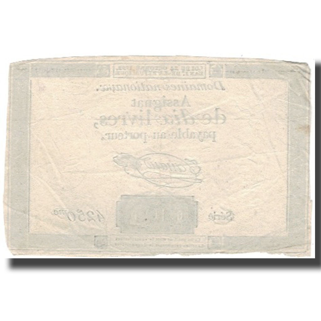 Francia, 10 Livres, 1792, Taisaud, L'an 1er de la République - (24 octobre