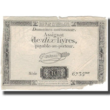 Francja, 10 Livres, 1792, Taisaud, L'an 1er de la République - (24 octobre