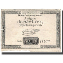 Frankrijk, 10 Livres, 1792, Taisaud, L'an 1er de la République - (24 octobre