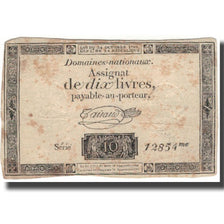 França, 10 Livres, 1792, Taisaud, L'an 1er de la République - (24 octobre