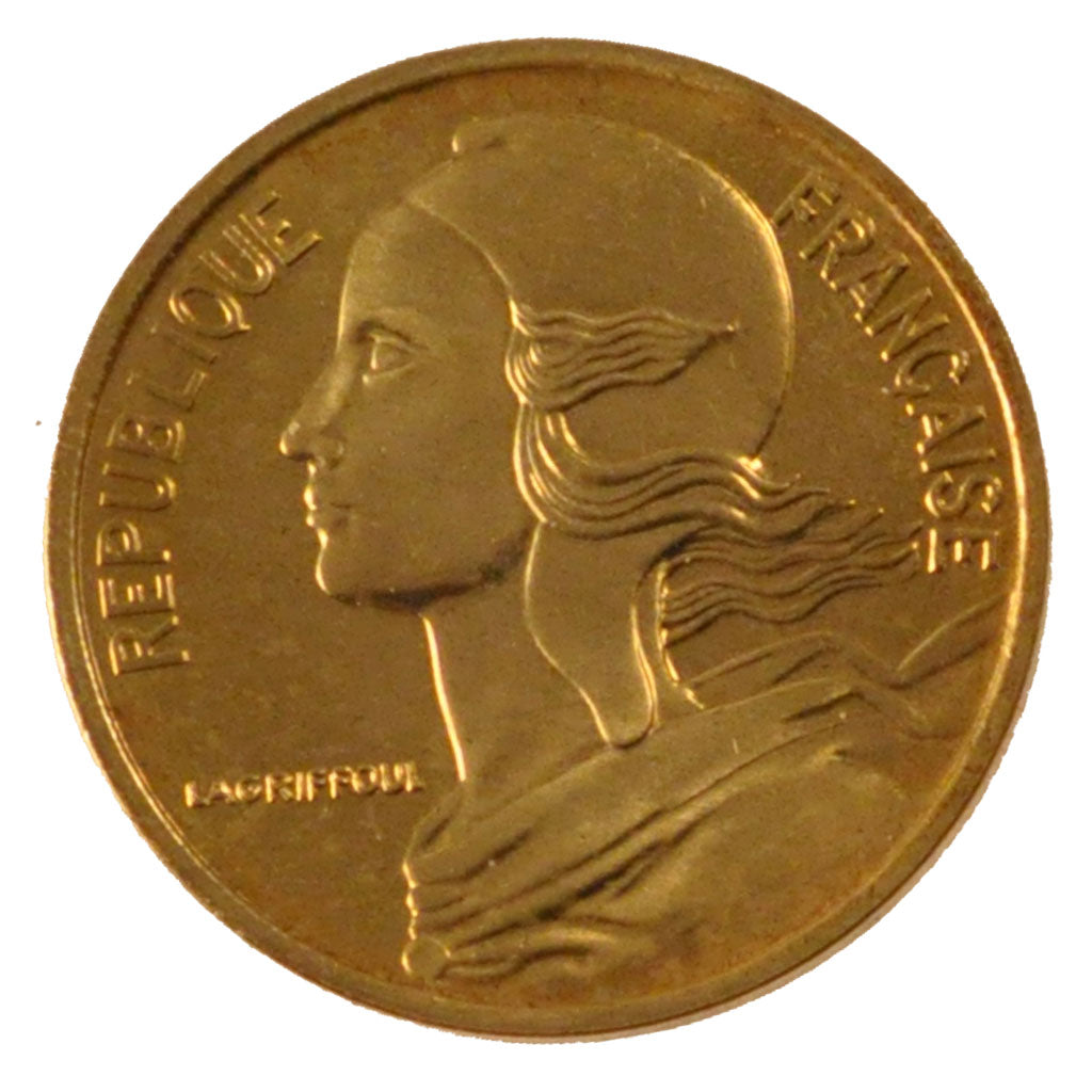 Francia, Marianne, 5 Centimes, 1989, Paris, FDC, Alluminio-bronzo, Gadoury:175