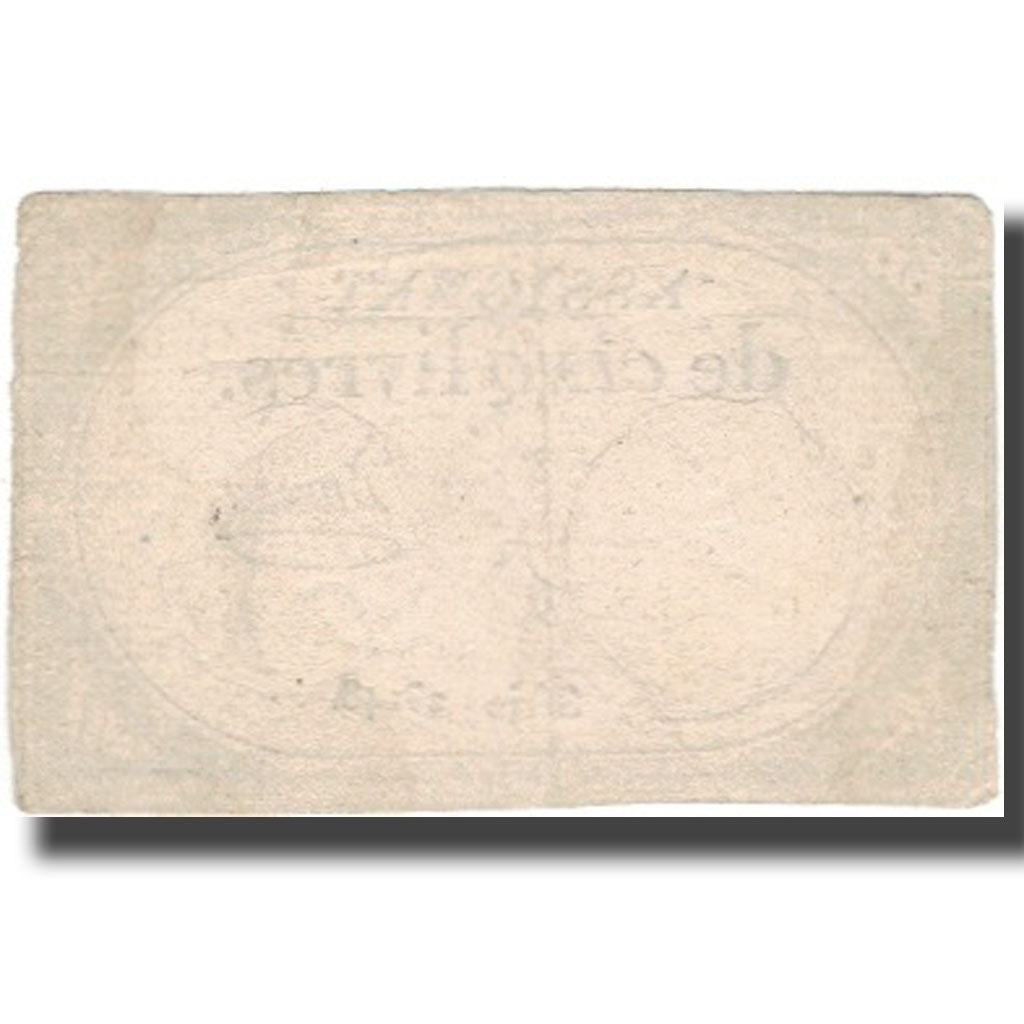 Frankrijk, 5 Livres, 1793, Dumez, 1793-10-31, TTB, KM:A76, Lafaurie:171