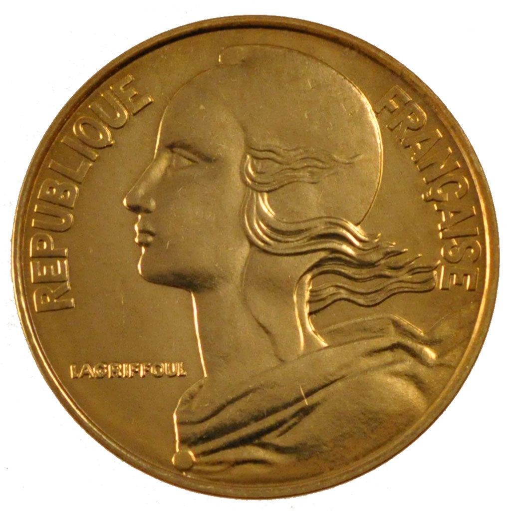 FRANCE, Marianne, 20 Centimes, 1989, Paris, KM #930, MS(63), Aluminum-Bronze,...