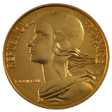FRANCE, Marianne, 20 Centimes, 1989, Paris, KM #930, MS(63), Aluminum-Bronze,...