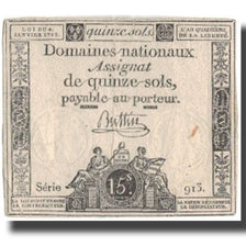 Frankreich, 15 Sols, 1792, 1792-01-04, S+, KM:A54