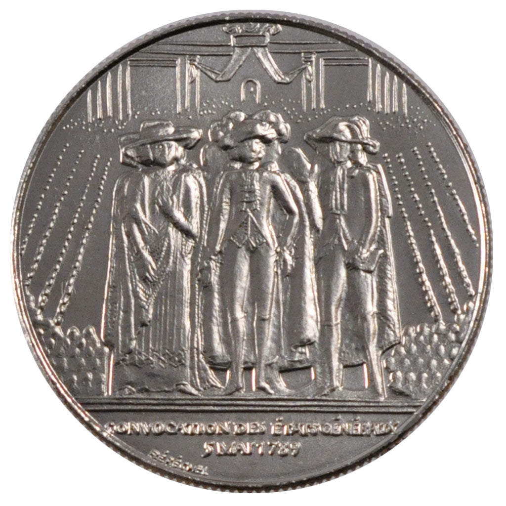 FRANCE, 1 Franc, 1989, MS(63), Nickel, Gadoury #477, 6.00