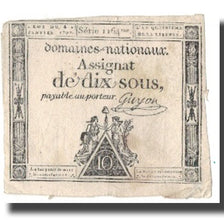 France, 10 Sous, 1792, Guyon, 1792-01-04, TB, KM:A53, Lafaurie:148