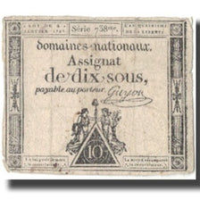 Francja, 10 Sous, 1792, Guyon, 1792-01-04, VF(20-25), KM:A53, Lafaurie:148