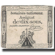 Francia, 10 Sous, 1792, Guyon, 1792-10-24, MB+, KM:A64a