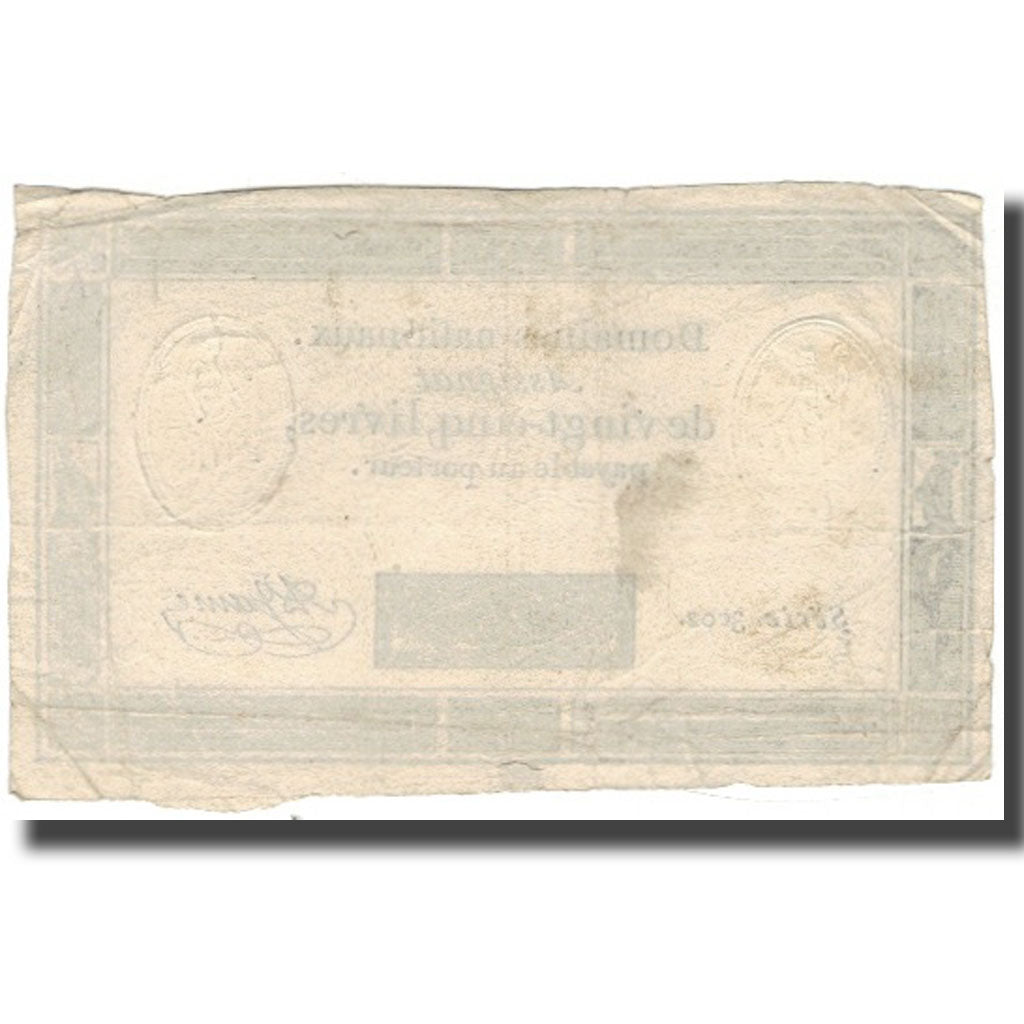Frankrijk, 25 Livres, 1793, 1793, TB, KM:A71, Lafaurie:168