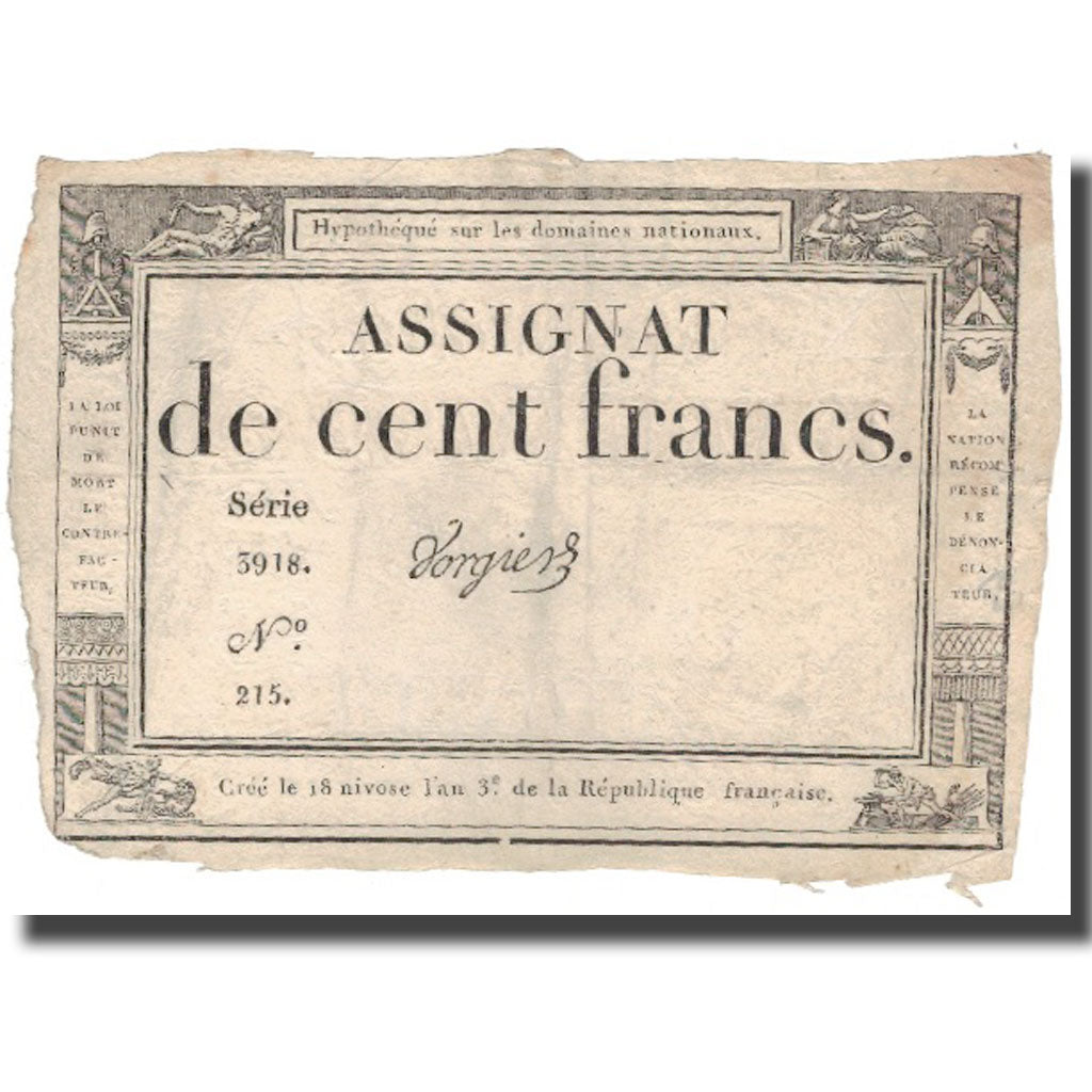 France, 100 Francs, F(12-15), KM:A78, Lafaurie:173