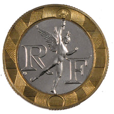 FRANCE, 10 Francs, 1989, MS(65-70), Bimetallic, Gadoury #827, 6.50